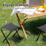 Tabouret pliant de pêche portatif extérieur