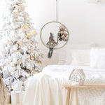 Plaques de porte décorées par un gnome de Noël DIY