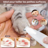 Rasoir de pieds LED pour animaux de compagnie