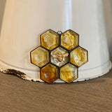 Ornement d’abeille en vitrail ou attrape-soleil