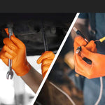 Gants en nitrile orange(50pcs)