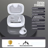 Casque d'écoute Bluetooth à clip à conduction osseuse