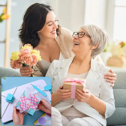 Tableau d'écriture pour boîte de cadeau enveloppée
