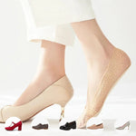 Chaussettes de doublure en dentelle pour femmes