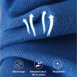 Cardigan en lin tricoté sans boutons