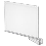 Séparateurs d'étagères en acrylique pour l'organisation des placards