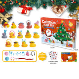 Boîte de Noël de canard jaune
