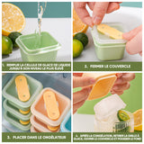 Moule pour Bac à Glace Simple（3 pcs）