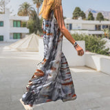 robe gilet imprimée