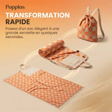 Sac de plage et serviette 2-en-1