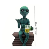 Statue Alien avec Bière