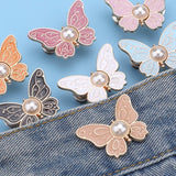 Boucle de taille papillon perle