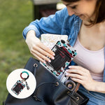 💖 Portefeuille porte-clés en silicone tendance