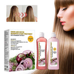 Set de champú y tónico capilar con biotina y cebolla