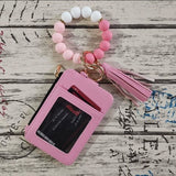 💖 Portefeuille porte-clés en silicone tendance