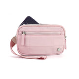 Pochette plate matelassée avec bracelet