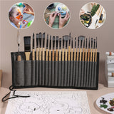 Ensemble de 24 Pinceaux en Nylon