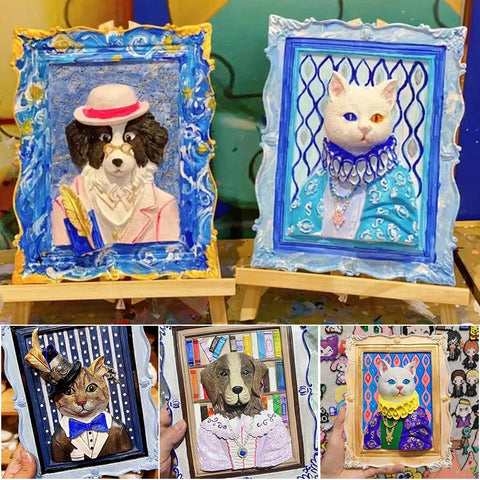 Peinture DIY en Relief 3D