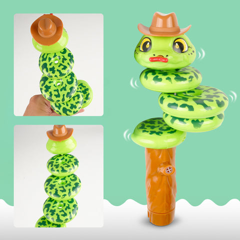 Jouets en forme de serpent sifflant et torsadé