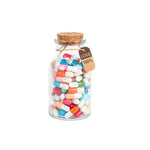 Lettres Capsule Message dans la bouteille (couleurs mélangées)