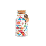 Lettres Capsule Message dans la bouteille (couleurs mélangées)