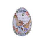 Œufs en fer colorés Lapin Pâques