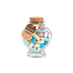 Lettres Capsule Message dans la bouteille (couleurs mélangées)