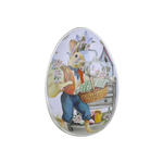 Œufs en fer colorés Lapin Pâques