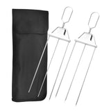 Brochettes de gril à 3 voies