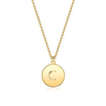 Collier rond avec lettres