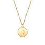 Collier rond avec lettres