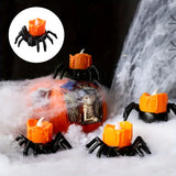 Lampe à bougie à dos d'araignée