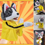 Poupée en peluche avec gants Husky
