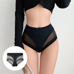 Slip moulant taille haute en soie glacée sans couture