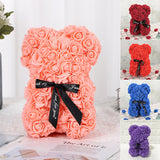 fleur cadeau ours rose