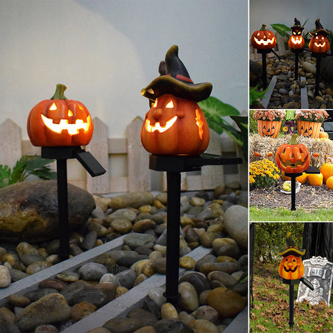 Lampe de sol en forme de citrouille pour Halloween