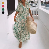 Robe imprimée à manches courtes✨