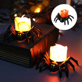 Lampe à bougie à dos d'araignée