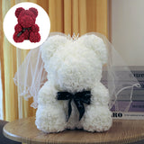 fleur cadeau ours rose