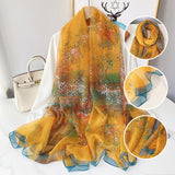 Nuages de voile doux Châle fin d'été