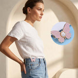 Boucle de taille papillon perle