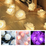 Guirlande lumineuse LED en forme de roses