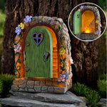 Ornement de porte en pierre de jardin