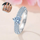 Bague diamantée Love