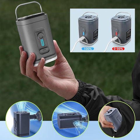 Pompe à air rechargeable pour le camping