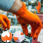 Gants en nitrile orange(50pcs)