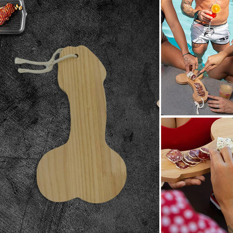 Petite assiette de saucisses amusante