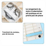Tableau d'écriture pour boîte de cadeau enveloppée