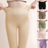 Pantalon cache-ventre en soie