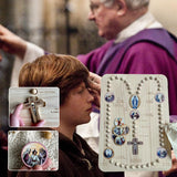 Chapelet en bois coloré